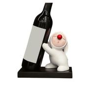 ZKALQECNF Scaffale da Vino Portabottiglie con coniglio dal naso rosso for cucina, bar, sala da pranzo, soggiorno