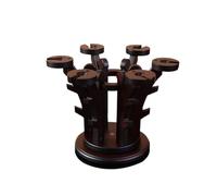 ZKALQECNF Scaffale da Vino Portabottiglie for vino in legno massello Portabottiglie for vino rosso cinese Portabicchiere for vino rosso Bottiglia di vino capovolta Supporto per Bottiglie