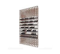 ZKALQECNF Scaffale per vino rosso, scaffale per bottiglie di vino, creativo, per soggiorno, espositore per bar, supermercato, portabottiglie portatile (XL)