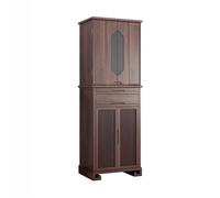 ZKALQECNF Stile cinese Mobiletto porta-incenso con porta pieghevole in stile cinese, for la casa, di lusso, for il santuario del Buddha Bellissimo