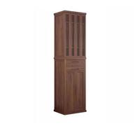 ZKALQECNF Stile cinese Nuovo mobiletto porta incenso in stile cinese con porta pieghevole, mobiletto portaoggetti in noce nero for il santuario del Buddha Bellissimo(Grande)