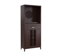 ZKALQECNF Stile cinese Nuovo stile cinese con teca sacrario del Buddha intagliata, teca for incenso in legno for interni con porta Bellissimo