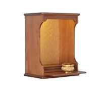 ZKALQECNF Stile cinese Supporto da parete for offerte di ricchezza, tavolo espositivo for santuario del Buddha in legno for interni Bellissimo
