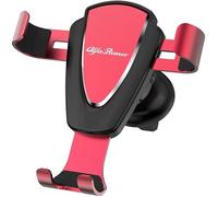 ZKAYHGG Porta Cellulare Auto per Alfa Romeo Giulia Quadrifoglio 2017-2019, Supporto Regolabile per Smartphone con Fissaggio Solido Girevole 360° da Bocchetta Aria,C
