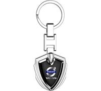 ZKAYHGG Portachiavi Auto per Volvo V40 V50 V60 V70 V90, Portachiavi con Logo Stemma Personalizzato Multifunzione per Uomo e Donna Facile da Trasportare