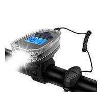 ZKcasA Fari per Biciclette con Clacson Che Ricarica Il Codice Wireless della Bicicletta Luci Anteriori da Tavolo Attrezzatura per L'illuminazione del Ciclismo