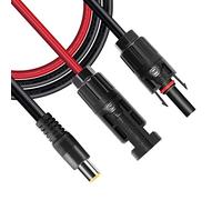 ZkeeShop Connettore solare a DC 8 mm, DC7909 su cavo solare, cavo per pannello solare DC adattatore, cavo di ricarica 16 AWG impermeabile compatibile con Jackery Explorer 500 240 1000 Bluetti EB70