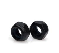 Zkensh-Bolts M2M2.5M3M4M5M6M8M10M12M14M16M20M22M24Nylon Lock Insert Nut Metric Thread Hex Self-locking Locknut 304 Stainless Steel Black, Ampiamente usato(304 Stainless Steel,M20 (1pcs))