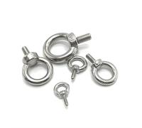 Zkensh-Bolts M3 M4 M5 M6 M8 M10 Din580 Sollevamento di noci e bulloni oculari in acciaio inossidabile bullone for bullone for occhi, 1-5pcs, Ampiamente usato(EYE Bolts,M8 2PCS)