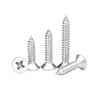 Zkensh-Bolts Viti autofilettanti a testa piatta con impronta a croce M1.2 M1.4 M1.7 M2 M2.3 M2.6 M3 M3.5 M4 M5 M6 Viti in acciaio inossidabile Viti for mobili, Ampiamente usato(35mm,M3 110pcs)