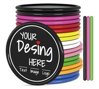 Zkgiftsdz Custom Poker Chips,personalized poker set Double sided printing,custom poker chips with logo/Text/Photo，Good for Drink Token, Business Card, Party