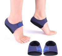 ZKGYUS 1 Paio di Protezione per Sperone Calcaneare, Solette per Tallone Ortopedico in Silicone per Scarpe, Salva Talloniera, Solette Gel Sperone Calcaneare, Tallonite (L)，40~45EU