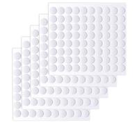 ZKGYUS 400 Pezzi 10mm Nastro Biadesivo Trasparente Rotondo Puntini Biadesivi Adesivo Rimovibile Nastro Multiuso Senza Tracce per Decorazioni per Feste, Arte Fai da Te, Decorazione Domestica