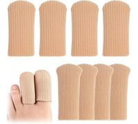 ZKGYUS 8 Pezzi Protezione Dita Piedi in Silicone, Manicotti Tubo Proteggi Dita,Copri Dita in Gel Tagliabile,Separatori per le Dita,Prevenire Vesciche,Calli e Duroni (M,L)