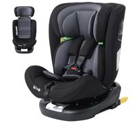 Zkipm Seggiolino auto 0 A 12 Annim, 360° Girevole Seggiolino, ISOFIX + LATCH,Fodera rimovibile e lavabile/Cinture di Sicurezza a 5 Punti/Regolazione Altezza Poggiatesta a 12 Posizioni (0-36 kg)