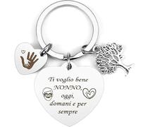 ZKIUOA Festa Dei Nonni Idee Regalo,Regalo Nonno Portachiavi Personalizzato Regalo Festa Dei Nonni Regalo Nonni Regali Natale,Nonno Idee Regalo,Regalo Nonno Natale,Regalo Nonno Compleanno Regali Nonno