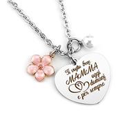 ZKIUOA Regalo Mamma Compleanno Collana Mamma Regali Mamma Compleanno Regalo Mamma Natale Idee Regalo Festa Della Mamma Regalo Compleanno Mamma Regalo Per La Mamma Idee Regalo Donna Compleanno