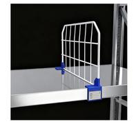 zklaseot 10 Divisori Per Ripiani Separatori, Pannello Isolante Per Scaffali Da Magazzino Con Etichetta, Per Scaffali Di Magazzini Di Supermercati E Armadi Per Abbigliamento(White-A,50x35cm)