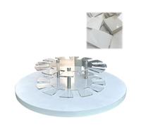 zklaseot Espositore Per Campioni Di Pietra, Espositore Per Modelli In Vetro Per Negozi Al Dettaglio, Dotato Di 12 Slot Per Schede, Per Fornitori, Sale Espositive, Centri