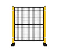 zklaseot Recinzione Industriale In Acciaio Zincato, Recinzione Divisoria Modulare Per Magazzino, Facile Da Montare, Per Scantinati, Garage, Fabbriche, Magazzini(1.5x0.7m)