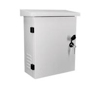 zklaseot Scatola Elettrica Resistente Alle Intemperie, Scatola Elettrica Impermeabile Per Esterni In Acciaio Zincato Con Serratura, Dispositivi Di Rete Per Il Monitoraggio(30x25x15cm)