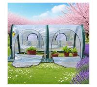 zklaseot Serra A Tunnel Portatile per Esterni, Serre da Giardino Pieghevoli, Mini Serre Trasparenti, Ideali per Cortili E Coltivazioni di Ortaggi(200X100X100cm)
