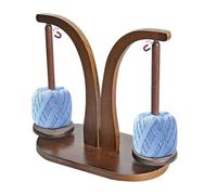 ZKLGS Avvolgitore, Porta-Filato Magnetico Doppio, Porta-Filato in Legno for Cucire, Rocchetto di Filo Magnetico, avvolgi-Palline di Lana(Vintage Color)