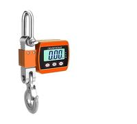 ZKLGS Bilancia sospesa Digitale, Bilance Bilancia Appeso Portatile Pesante Industriale Bilancia Gancio Gru Duty Gru Cambio unità Retroilluminazione Digitale 300kg/500kg(500kg Orange)