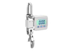 ZKLGS Bilancia sospesa Digitale, Bilancia retroilluminata Gancio Cambio Bilancia Bilance 500kg/300kg Gru Bilancia appesa Gru Digitale unità Industriale Portatile Pesante(500kg Silver)