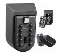 ZKLGS Cassaforte per Chiavi Cassetta di Sicurezza for Chiavi Fissata al Muro, Mini Scatola di Immagazzinaggio for Chiavi in Metallo con Password for Armadietto for Chiavi con Copertura Impermeabile