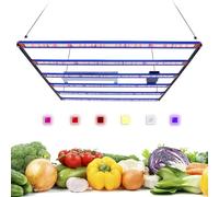 ZKLGS Lampada per Piante, 1000W 650W LED a Spettro Completo Coltiva la Luce LED Coltiva la Luce Barra UV IR Accendi/Spegni for la Luce delle Piante(650W)