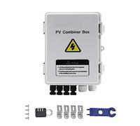 ZKLGS Protezione da sovratensione in PV 4 String 1000V PV Solar Combiner Box DC 4 in 1 out Protezione Contro i fulmini fotovoltaici Distribuzione in plastica Impermeabile