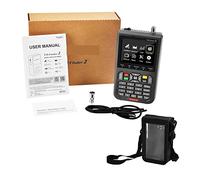 ZKLGS Satfinder, V8 2/Finder Meter DVB-S/DVB-S2X Parabol Locator Finder Satellite FTA Ricevitore satellitare TV Digitale HD LCD MPEG-2/4 H.264(V8 Finder 2 Bag)