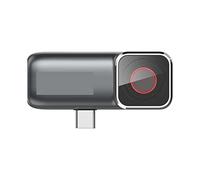 ZKLGS Termocamera, Termocamera a infrarossi Messa a Fuoco Automatica Mini Tascabile Smartphone Termocamera IR 256x192 Risoluzione IR -20~150 ℃(Dark Gray)