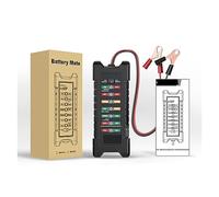 ZKLGS Tester per Batteria, BM310 BM410 Tester Batteria for Auto Strumento di Test automobilistico Digitale Veloce e Sicuro Diagnostica di Ricarica della manovella(BM 410)