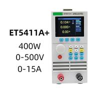 ZKLGS Tester per Batteria, ET5410 ET5420 ET5411 Carico Elettrico 400W Professionale Digitale programmabile DC Carico elettronico Batteria Tester Misuratore di carico(ET5411A)