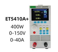 ZKLGS Tester per Batteria, ET5410 ET5420 ET5411 Carico Elettrico 400W Professionale Digitale programmabile DC Carico elettronico Batteria Tester Misuratore di carico(ET5410A)