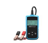 ZKLGS Tester per Batteria, Tester for Batteria Auto AB101, Tester for Batteria 6V/12V, analizzatore for caricabatteria Automatico, Tester for Circuito di Carica e avviamento Auto 2000CCA