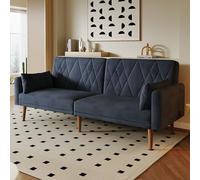 ZKLOEP Divano letto 2 posti, piccolo divano, divano letto con funzione di sonno in velluto, adatto per soggiorno, camera da letto, home cinema, camera degli ospiti.