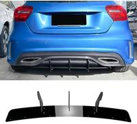 ZKNing Auto Diffusore Paraurti Posteriore per Benz A Class W176 2016 2017 2018 Labbro Diffusore Splitter Posteriore Spoiler Diffusore Labbro Kit Corpo Splitter Accessori Spoiler