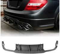 ZKNing Auto Diffusore Paraurti Posteriore per Benz C-Class W204 Saloon C204 Coupe 2012-2015 Labbro Diffusore Splitter Posteriore Spoiler Diffusore Labbro Kit Corpo Splitter Accessori Spoiler