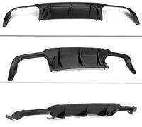 ZKNing Auto Diffusore Paraurti Posteriore per Benz C-Class W204 Saloon C204 Coupe 2012-2015 Labbro Diffusore Splitter Posteriore Spoiler Diffusore Labbro Kit Corpo Splitter Accessori Spoiler