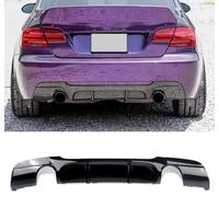 ZKNing Auto Diffusore Paraurti Posteriore per BMW 3 Series E90 E91 M Sport 2005-2012 Labbro Diffusore Splitter Posteriore Spoiler Diffusore Labbro Kit Corpo Splitter Accessori Spoiler