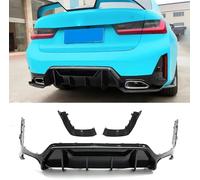 ZKNing Auto Diffusore Paraurti Posteriore per BMW 3 Series G20 G20 LCI 2023 2024 Labbro Diffusore Splitter Posteriore Spoiler Diffusore Labbro Kit Corpo Splitter Accessori Spoiler