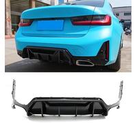 ZKNing Auto Diffusore Paraurti Posteriore per BMW 3 Series G20 G20 LCI 2023 2024 Labbro Diffusore Splitter Posteriore Spoiler Diffusore Labbro Kit Corpo Splitter Accessori Spoiler