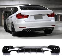 ZKNing Auto Diffusore Paraurti Posteriore per BMW 3 Series GT F34 M Sport M Tech 2013-2020 Labbro Diffusore Splitter Posteriore Spoiler Diffusore Labbro Kit Corpo Splitter Accessori Spoiler