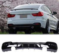 ZKNing Auto Diffusore Paraurti Posteriore per BMW 3 Series GT F34 M Sport M Tech 2013-2020 Labbro Diffusore Splitter Posteriore Spoiler Diffusore Labbro Kit Corpo Splitter Accessori Spoiler