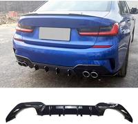 ZKNing Auto Diffusore Paraurti Posteriore per BMW 3er G20 2020 2021 2022 Labbro Diffusore Splitter Posteriore Spoiler Diffusore Labbro Kit Corpo Splitter Accessori Spoiler