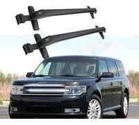ZKNing Barre Portatutto per Ford Flex 4 Door SUV 2009-2019 2018 2017 2016 Trasversali Tetto Alluminio Portapacchi con Serratura Carico Portapacchi per Auto Binari Supporto Accessori da Viaggio