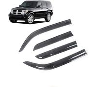ZKNing Deflettori d'Aria Antiturbo per Dodge Nitro 2007-2011 Anteriore E Posteriore Antivento, Antipioggia, Fume' Oscurati, Automobili deflettori d’Aria tettuccio